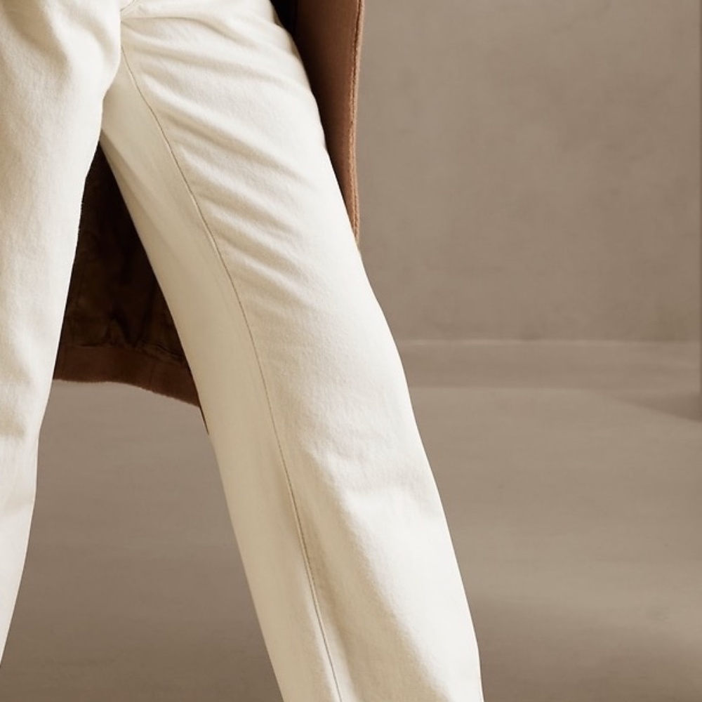 Banana Republic High Rise Barrel Jean